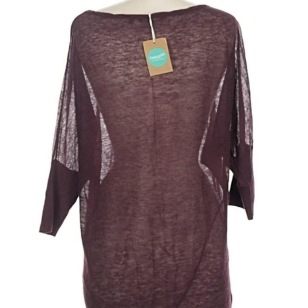 NWT VINCE Wool Silk Alpaca  elegant Flattering Sheer Long Lightwaleight FINAL$